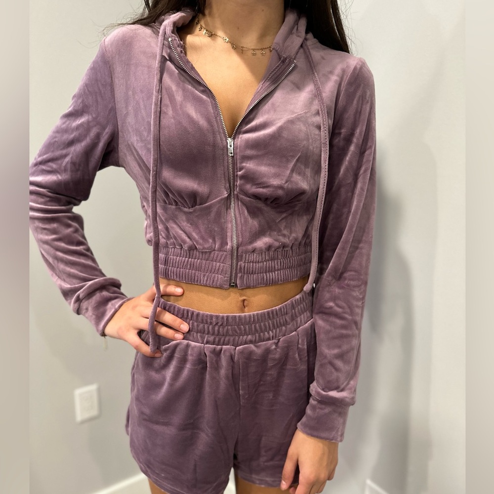 Track suit short set